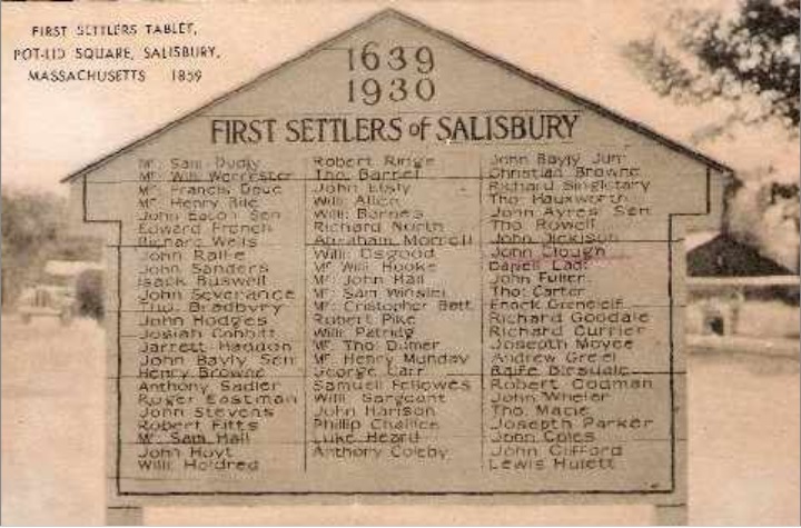 Richard Goodale "1st settlers of Salisbury Mass 1639"